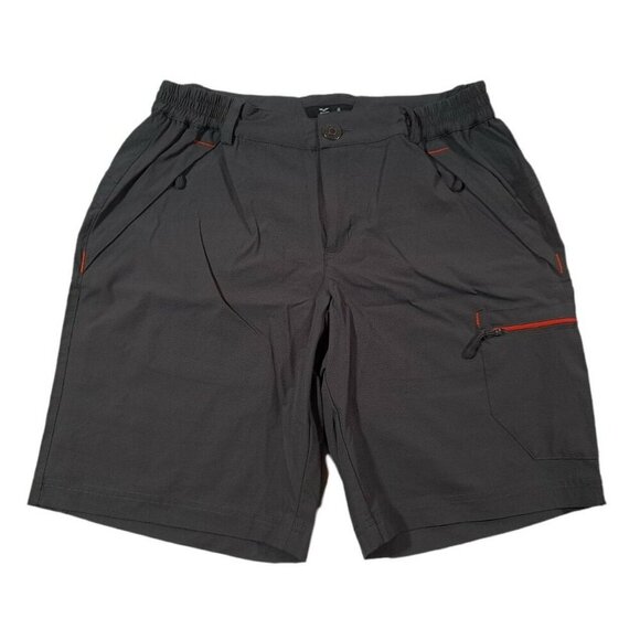 MIER Women's Size 8 Dark Grey Stretchy Hiking Camping Fishing Shorts Quick Dry - Picture 1 of 7